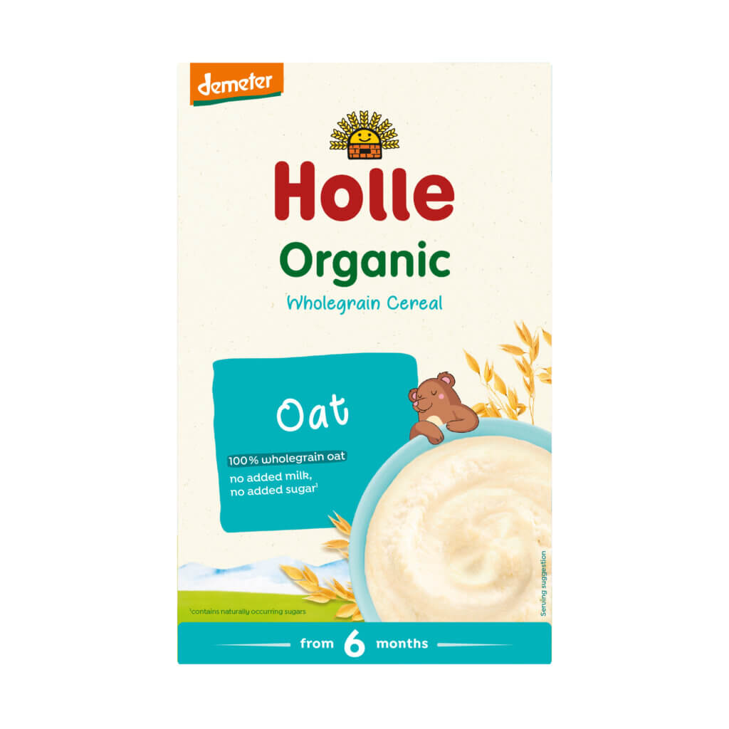 Cereal orgánico de 3 cereales para bebé Holle Baby Food - Biobebé