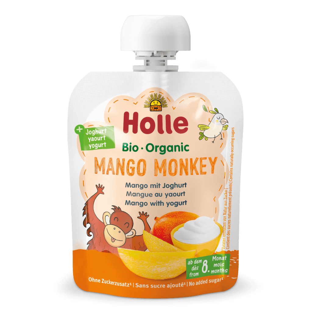 Mango Monkey Mango with yogurt Holle