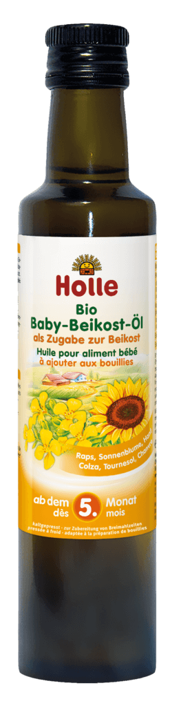 Huile pour aliment bébés bio